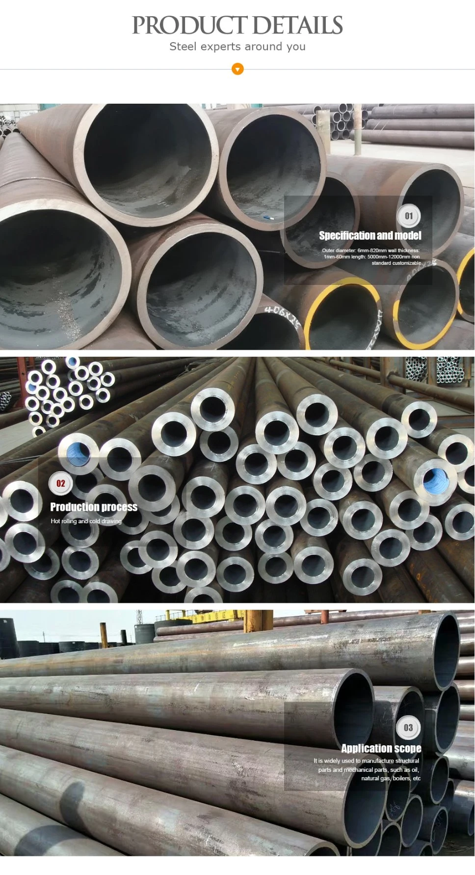 ASTM A213 A213m-85c T91 A199-T11 A335-P12 A369-Fp12 A335-P5 A389-Fp5 A213-T5 Seamless Hot Rolled/Cold Rolled/Cold Drawn Precision Alloy Steel Pipe/Tube Price