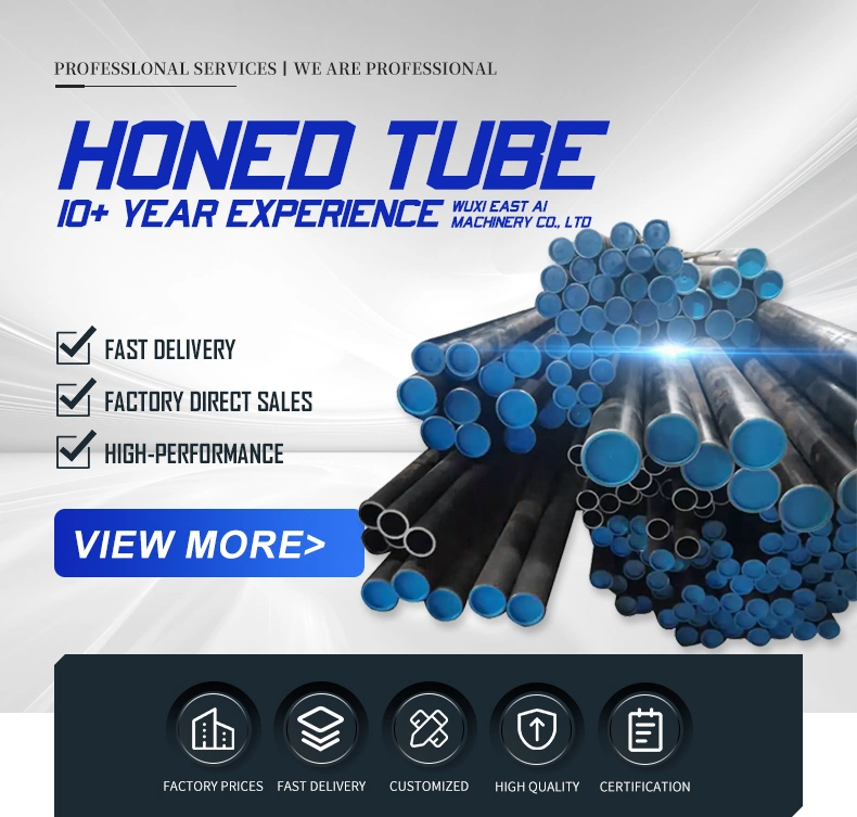 Professional Manufacturer Pre Hone Tubes Honed Pipe ID100 Honing Tube